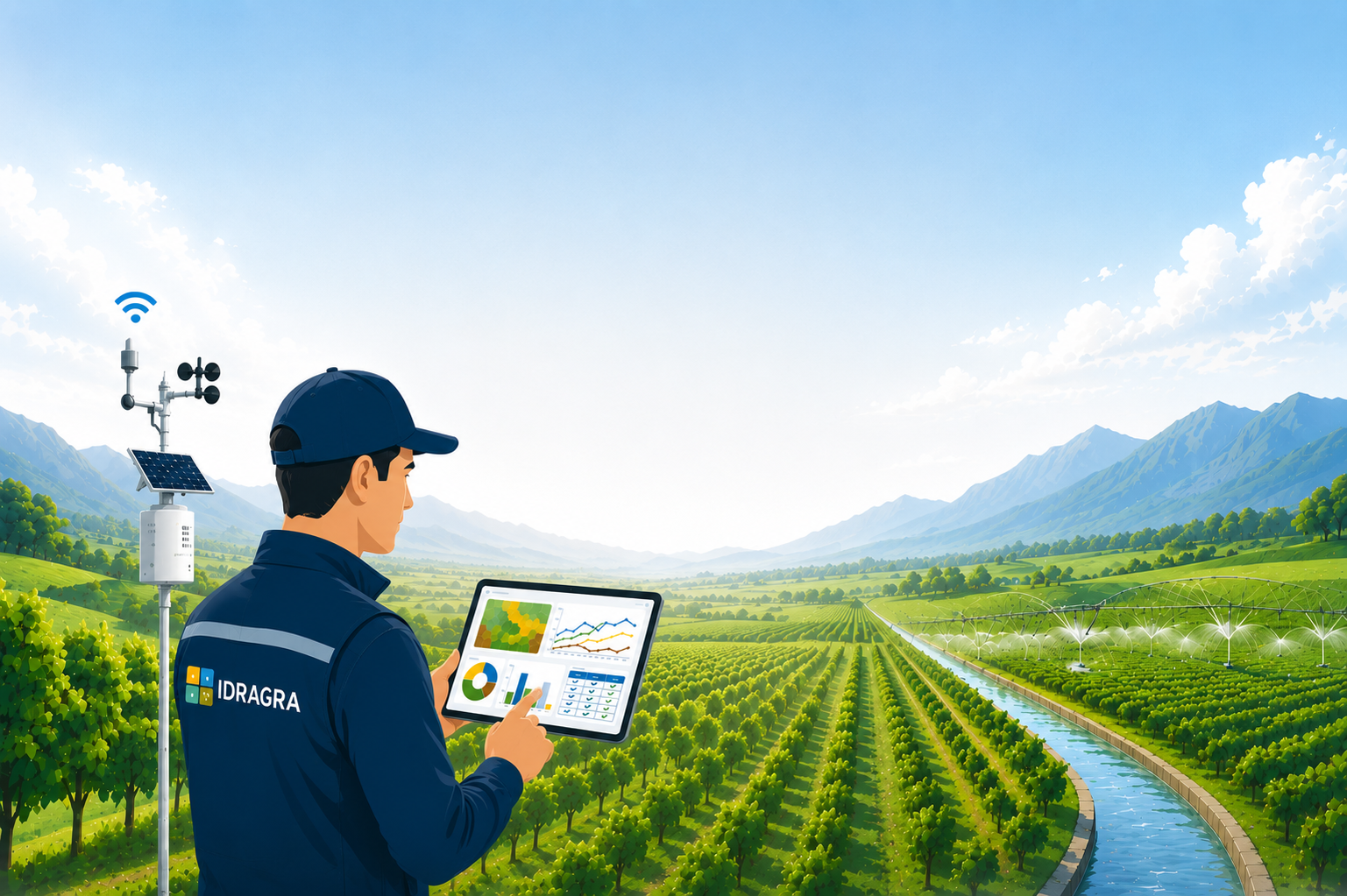 IdrAgra irrigation fields